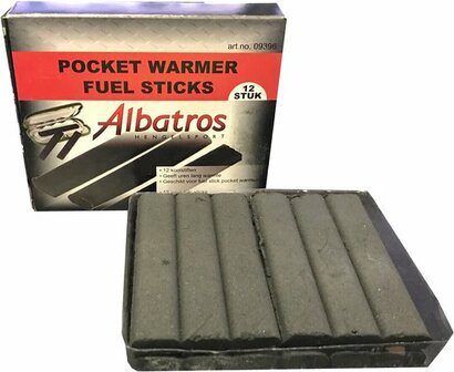 Albatros - handwarmer/pocketwarmer koolstaafjes