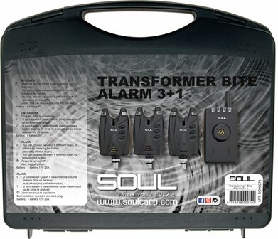 SOUL Transformer Bite alarm Set 3+1 - Beetmelder met Jack plug ingang