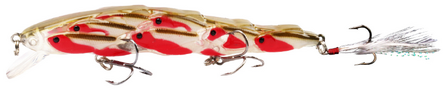 LFT Triggerfish Minnow Lure 12cm. 15gr. F. / Red White Fish &gt; (0&gt;1,00mtr.)