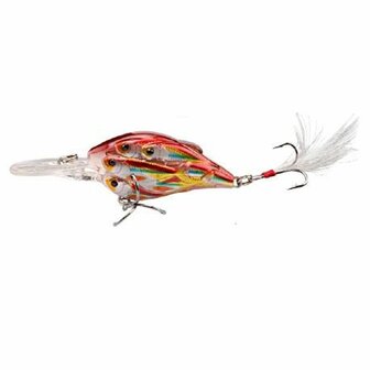 LFT Triggerfish Master Crank 8 cm Red White Minnow