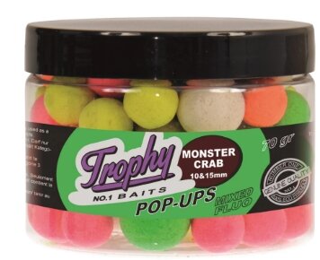 Trophy Baits Pop-Ups Fluo 70gr 10/15mm Monster Crab