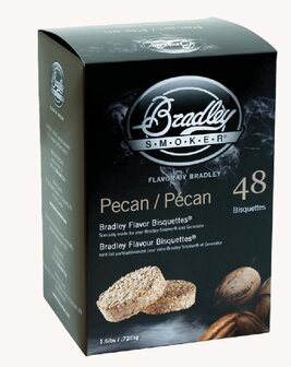 Pecannootbisquetten voor Bradley-rokers 48 Stuks