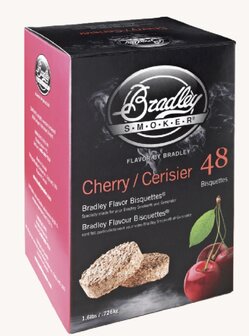 Kersenbisquetten voor Bradley-rokers 48 Stuks