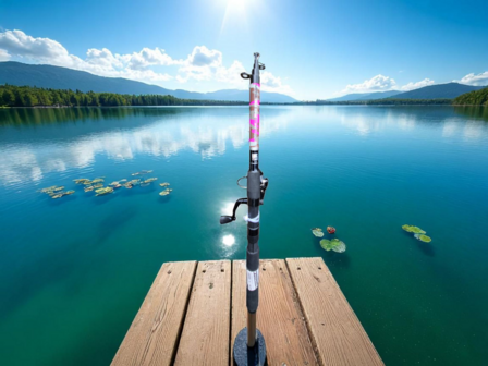 LFT hengelset Battle tele Spin &quot;Pink Camou&quot; 210cm 15-30 gram  + molen Battle-2000fd