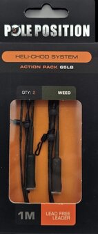 Pole Position Heli-chod system lead free leader 45lb Silt 2st.