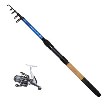 LFT hengelset Combo LFT Victory Tele 210 5-25gr + Prime-1000FD molen 1bb