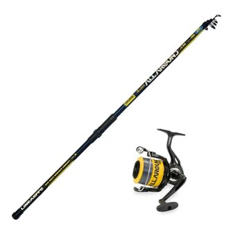 LFT hengelset Extreme Tele Allround 360 Fixed Combo Set + 40FD molen 1bb