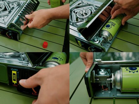 Delphin Inoxia Gas Stove / Gas Kooktoestel