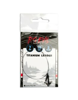 LFT Big Evil 2-Pack Titanium Leader 25cm. 7kg