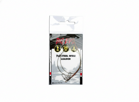 lft-big-evil-2pack-7x7-wire-leader-25cm-9kg