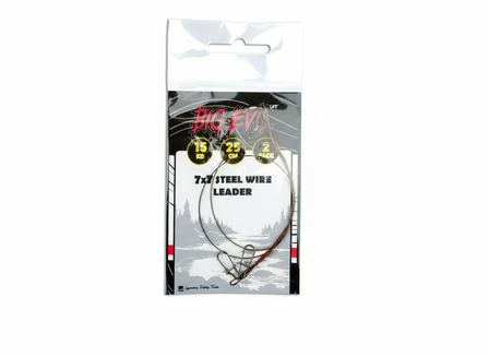 LFT Big Evil 2-Pack 7x7 Wire Leader 25cm. 15kg