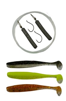 LFT Dropshot Minnow Set (with leader)