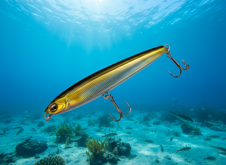 LFT Twitch Pencil 10cm 18gr S Silver Gold Black (Variable)