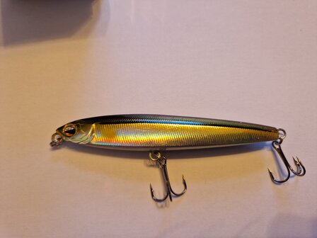 LFT Twitch Pencil 10cm 18gr S Silver Gold Black (Variable)