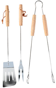 Camp Life BBQ Gereedschapset 3-delig