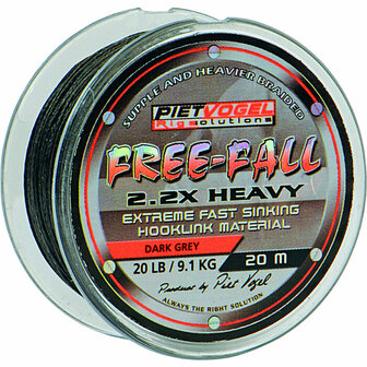 Rig Solutions-FREE-FALL LEADER MATERIAAL. 10m 20lb dark grey 9,1 KG