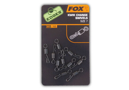 fox - edges kwick change swivels size 10 cac486