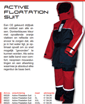 Albatros - Active floatation suit/ drijfpak
