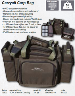 Soul - Carry-all carpbag