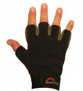 sundridge - sundridge laminated fleece fingerless handschoen