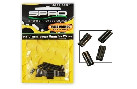 spro - Twin crimps 1.1mm 0.8cm 4622 600 11