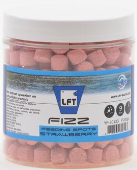 LFT Fizz feeding spots 9mm/200gr Strawberry