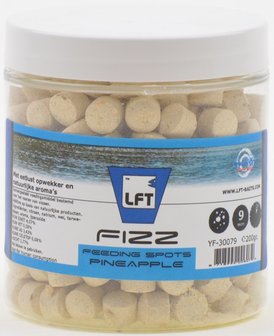 LFT Fizz feeding spots 9mm/200gr Pineapple