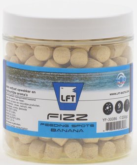 LFT Fizz feeding spots 9mm/200gr Banana