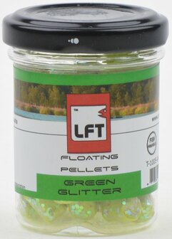 LFT Floating Pellets Green glitter 55gr