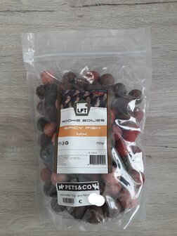 LFT Rookie Boilies Spicy Fish Mix 700gr