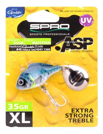 Spro ASP Spinner UV XL 35gr (baitfish)