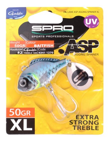 Spro ASP Spinner UV XL 50gr (baitfish)