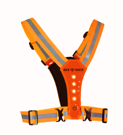 Bee Seen Led Harness USB Orange