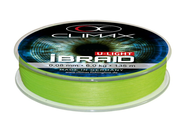 Climax IBraid U-Light 135m 6kg 0,08mm Chartreuse