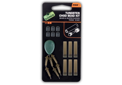 fox - edges tungsten chod bead kit cac488