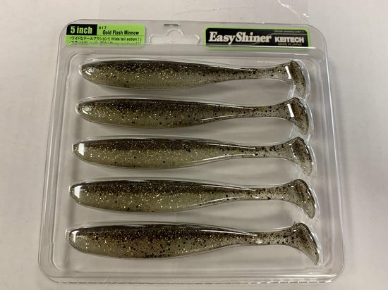 Keitech Easy Shiner 5" Golden Flash Minnow