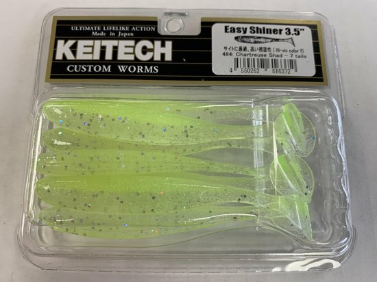 Keitech Easy Shiner 3,5" Chartreuse Chad 484