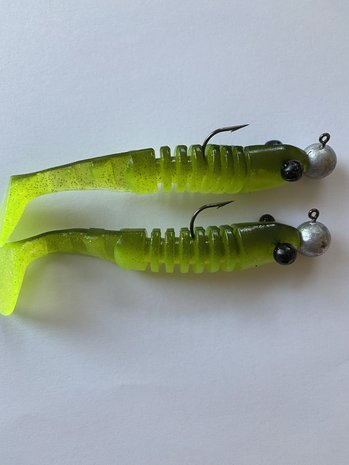 LFT Skelleton Shad 2pcs 11cm 10gr Green