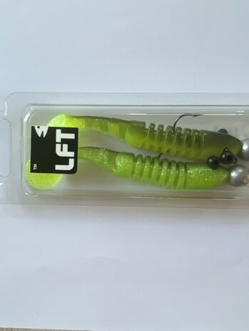 LFT Skelleton Shad 2pcs 11cm 10gr Green