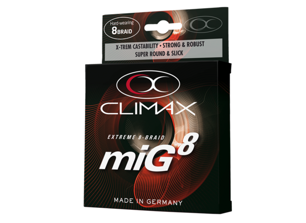 Climax miG 8-Braid 135m 13,5 kg 0,14 mm Fluo Yellow