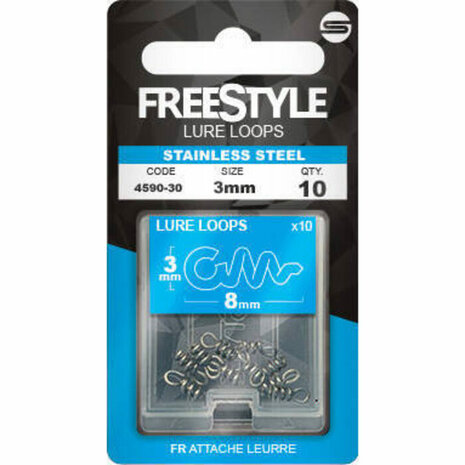 Spro Freestyle Stainless Lure Loop 5 mm