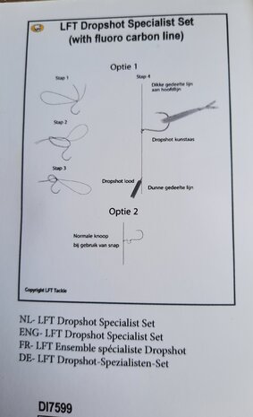 LFT Dropshot Specialist Set (fluo carbon line)