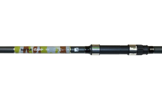 LFT Combo 1 x hengel Battle Carp Camou 10ft 2.75lbs +molen en Carp Run 50 molen incl lijn 