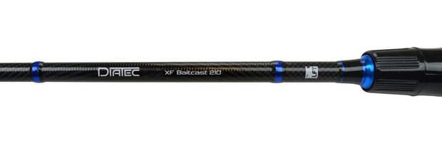 LFT hengel set DiaTec XF Baitcast 210 30-60gr. + Storm II  Braid 14/00 Yellow