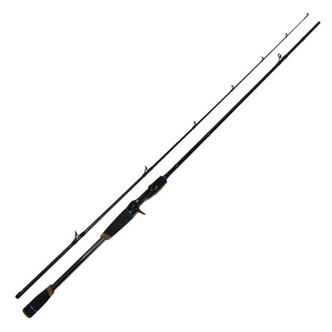 LFT hengel set DiaTec XF Baitcast 210 30-60gr. + Storm II  Braid 14/00 Yellow