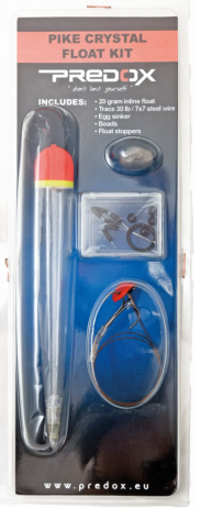 Predox Crystal float kit inline float 20g + trace 30lb + sinkers + beads + stoppers