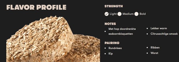 Bierbisquetten voor Bradley-rokers 48 Stuks
