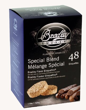 Speciale mixbisquetten voor Bradley-rokers 48 Stuks