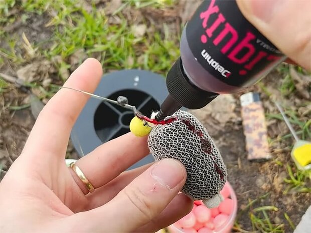 Delphin D Snax LiquiX Crab & Krill Fluo Dip PVA Safe Vleesachtig