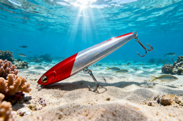 LFT Twitch Pencil 10cm 18gr S Red Head (Variable)